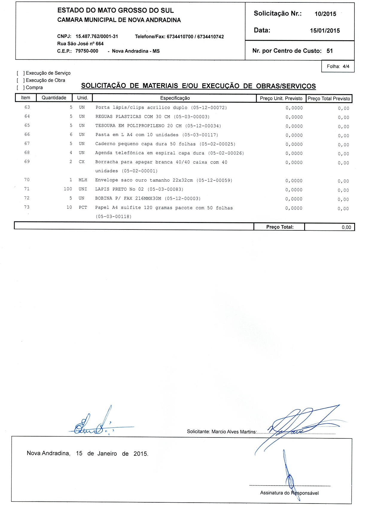 Solicitação 10-2015 - Material de expediente 4-4