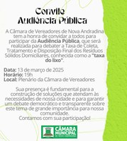 Audiência pública debate "taxa do lixo" em Nova Andradina nesta quinta-feira; veja como participar 