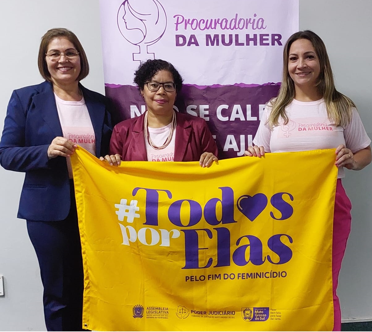 Procuradoria da Mulher adere à campanha #TodosPorElas